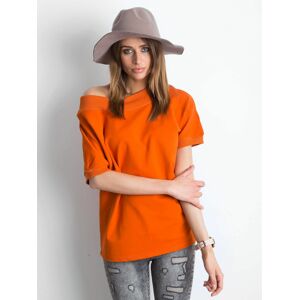 Oranžové dámske tričko RV-BZ-4704.74P-dark orange Veľkosť: L/XL