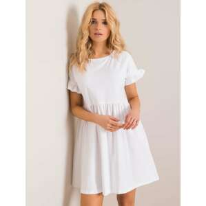 Dámske biele šaty RV-SK-5576.04-white Veľkosť: S