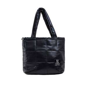 Čierna lesklá prešívaná shopper bag OW-TR-1080-black Veľkosť: ONE SIZE