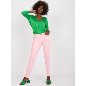 Svetloružové džínsy Marites -RS-SP-77302.55P-light pink Veľkosť: 44