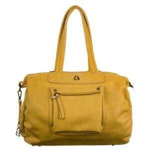 LuluCastagnette žltá veľká shopper kabelka MARCELLE TOREBKA-SOL Veľkosť: ONE SIZE