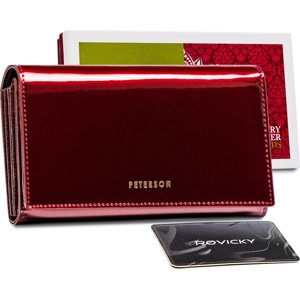 Peterson Vínová veľká peňaženka Y028 PTN BC-411-2124 RED Veľkosť: ONE SIZE