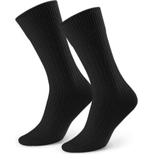 Čierne klasické dámske ponožky Art.093 TF023, BLACK Veľkosť: 35-37