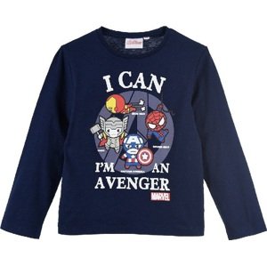 Modré chlapčenské tričko Avengers Veľkosť: 128