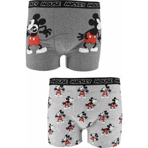 Sivé pánske boxerky Mickey Mouse - 2 ks Veľkosť: M