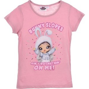Ružové dievčenské tričko s potlačou Na! Na! Na! Surprise Veľkosť: 128