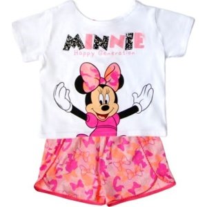 Bielo-ružový dievčenský set Minnie Mouse Disney Veľkosť: 98