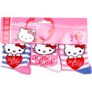 Hello Kitty set 3 párov ponožiek Veľkosť: 31/34