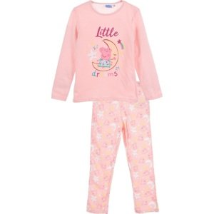 Svetloružové dievčenské pyžamo Peppa Pig Veľkosť: 102