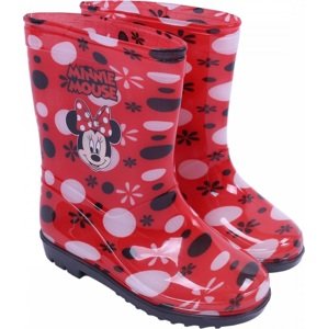 Minnie Mouse Červené čižmy pre dievčatá Veľkosť: 33/34