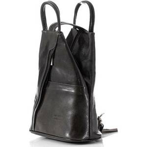 Módny dámsky čierny batoh MORENA CLASSIC Pl2a Veľkosť: ONE SIZE
