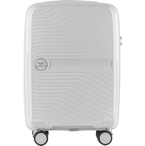 Biely odolný kufor veľ. S LAPWING DQ181-04, Wings S Cabin Suitcase,White Veľkosť: S