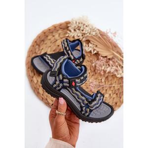 Modré chlapčenské sandále