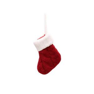 Púzdro na príbor v podobe vianočnej ponožky